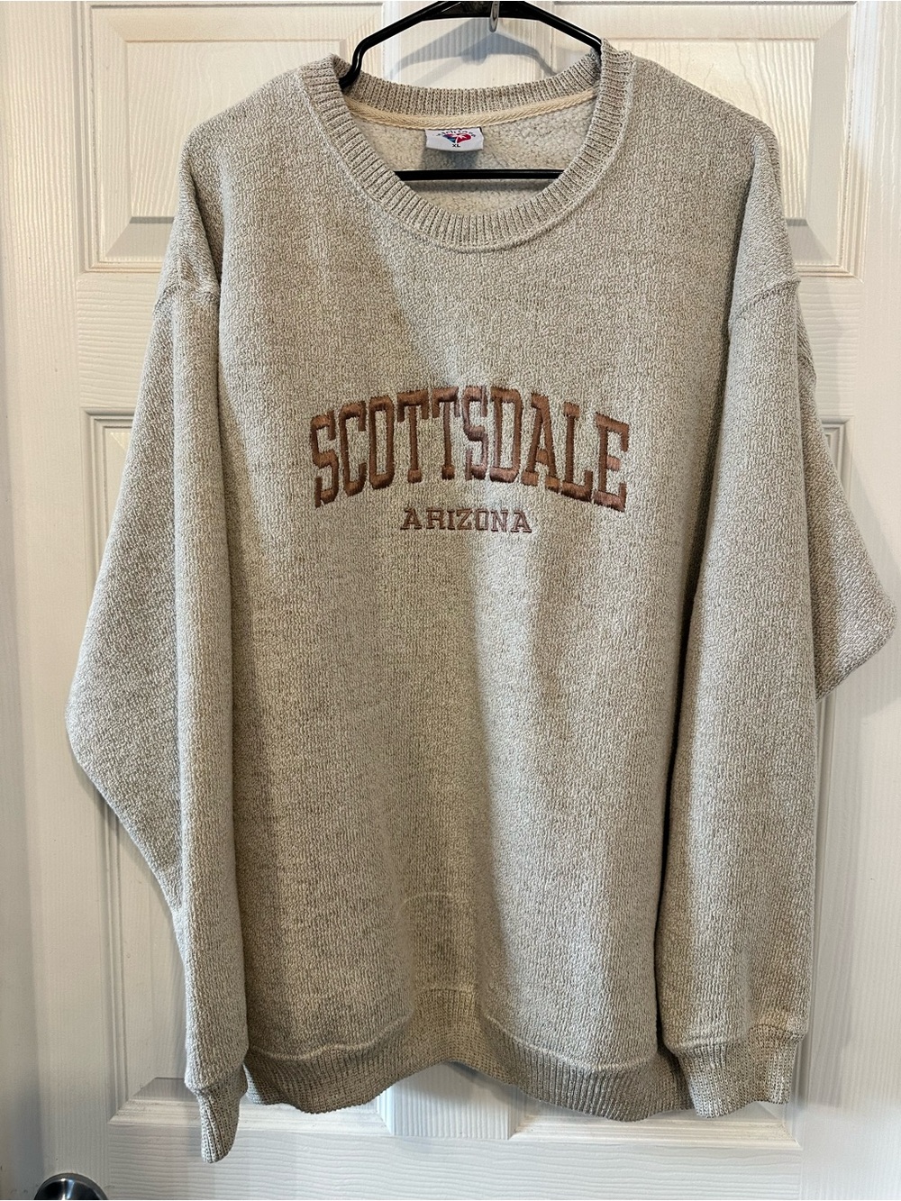 Beige Scottsdale Arizona Crewneck Sweater